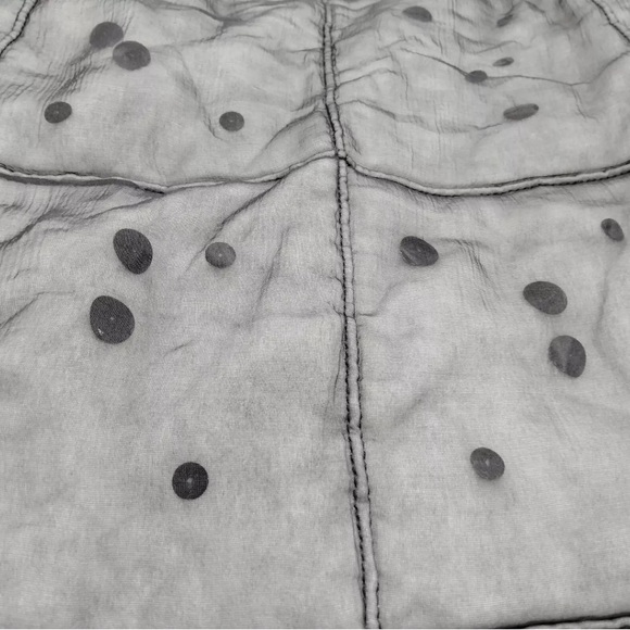 CHANEL Identification Puffer Paillette Sequin Skirt - Gray / Black Silk  Size 38 - Picture 6 of 9